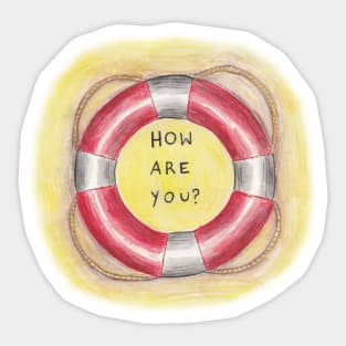 How are you? Sticker